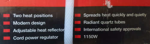 Salton Bathroom Heater (For Inbuilt Operation with Tilt Function) SBH-44