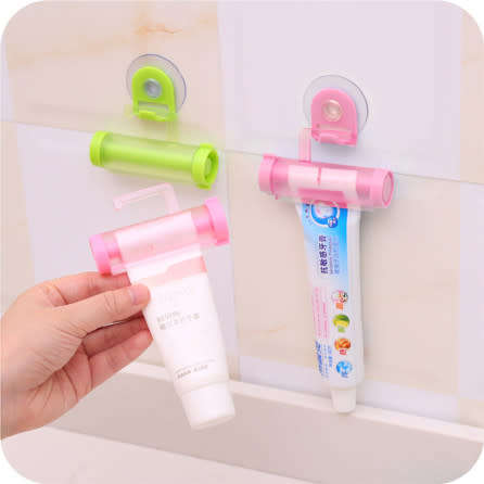 Toothpaste Squeezer (Works Like a Charm) Best to Stick On Mirrors or Glass