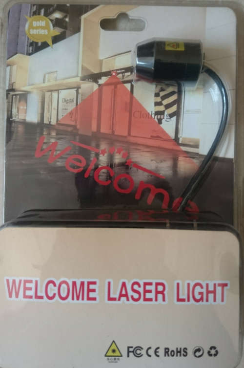 "Welcome" Laser Light