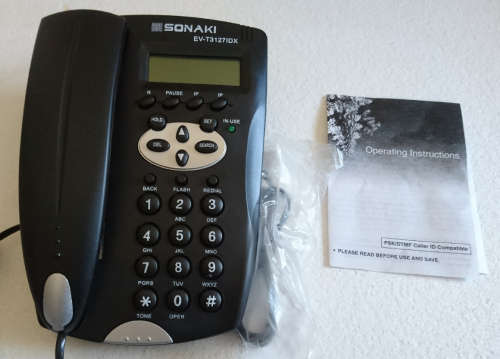 Tone/Pulse Landline Digital Telephone (CLI /Call Hold) - Black or White