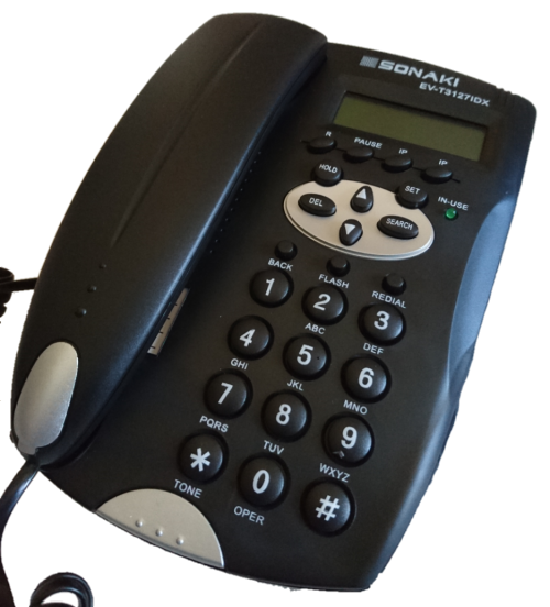 Tone/Pulse Landline Digital Telephone (CLI /Call Hold) - Black or White