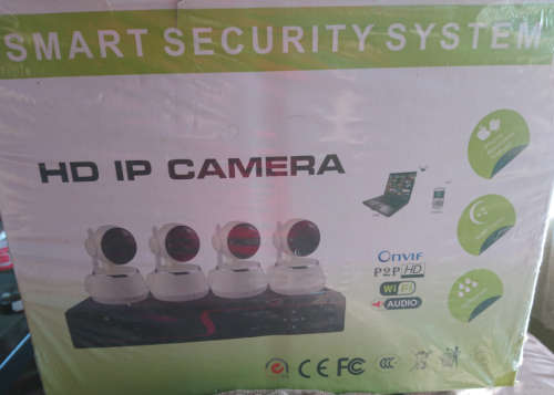 4 Channel HD Ip Wireless Nvr (Display Unit - Remote View App in I-Tunes app store only)