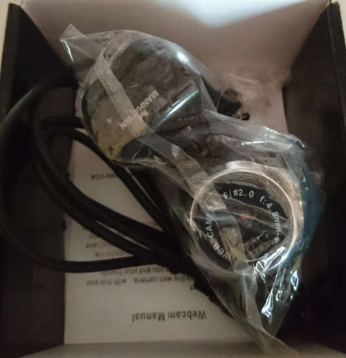 Manhattan USB Plug n Play Webcam - Install as a Rear/Front Cam (Win 10 and Pro Compatible)