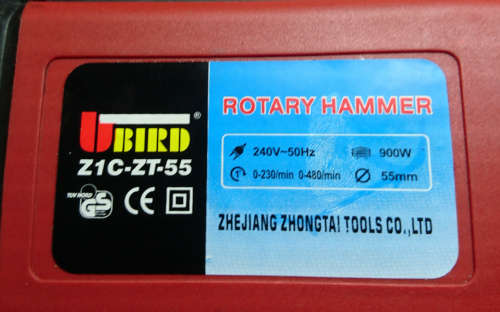 900W U-Bird Rotary Hammer Drill (Display - As New - Complete!)