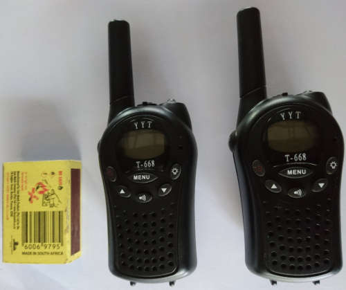 Pocket Size - T668 2 way radio - (Display - No Original Packaging - Please Read)