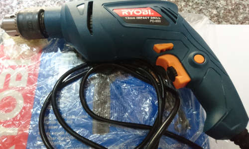 13mm Ryobi 650w Impact Drill (Only 1 - Display - Please Read) PD-650