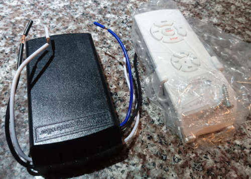 220V Transmitter and Remote (Preferably for Ceiling Fan/Timer/Light Operations)