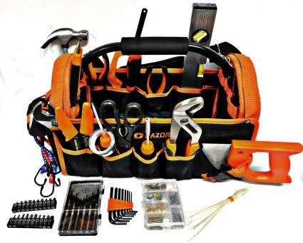Razor 164 Piece Home-Owners Tool Tote Kit