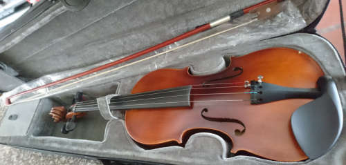 Full Size Violin With Bow & Case - Please Read/Cosmetics -  (JYN-E900) 4/4