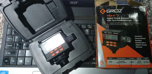 Groz Digital Pressure and Torque Meter (Display - Only 1) TQA-D (1/2`)