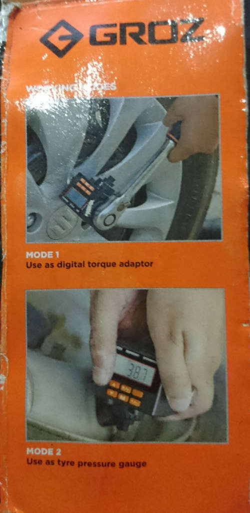 Groz Digital Pressure and Torque Meter (Display - Only 1) TQA-D (1/2`)