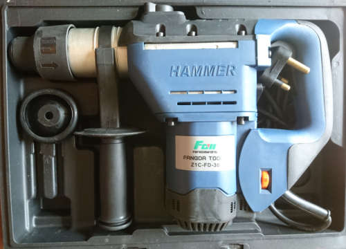 1050W Electric Rotary Hammer Drill (Display - As New - No Accessories) Last 1 Available - 4.8kg