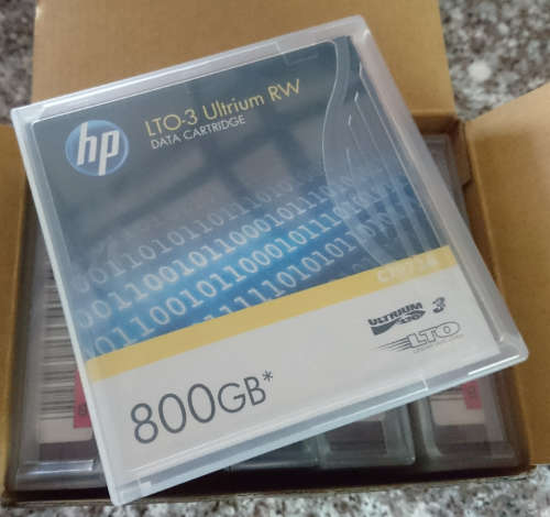 5pk Hp LTO-3 Ultrium RW 800gb