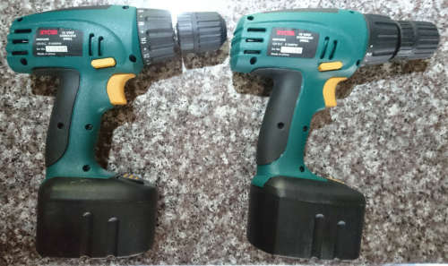 Please Read - No Chargers Ryobi 12V Cordless Driver Drill (HC-12V) - Displays -  Package Wear