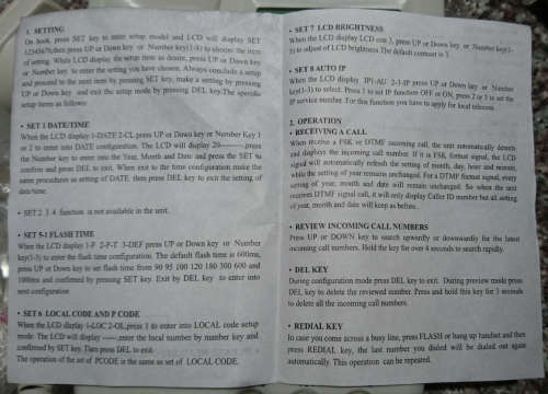 Tone/Pulse Landline Digital Telephone