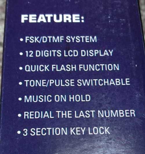 Tone/Pulse Landline Digital Telephone