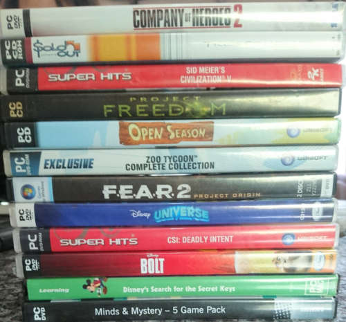 12 x Pc games (1 bid for all) Working Order