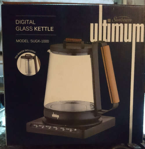 Sunbeam 1.7l Ultimum Digital Kettle - Perfect for office! (Display Unit - Tested 100% Working Order)