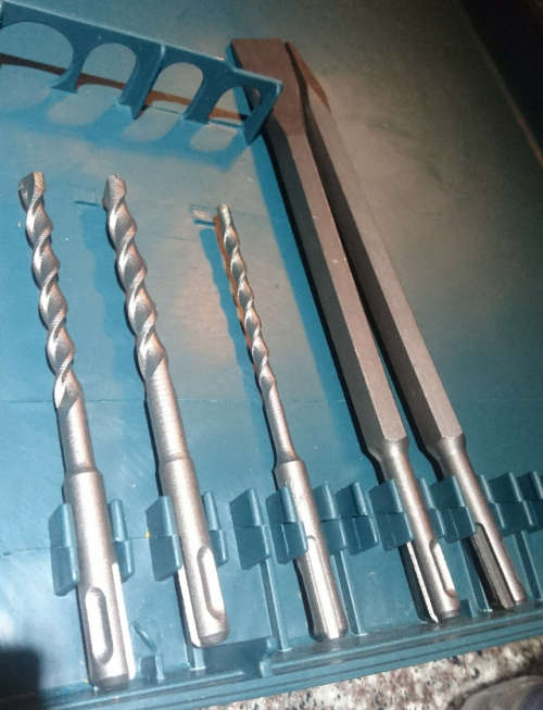 750W 30mm Electric Rotary Hammer Drill - 3 Modes - (Display - As New - With SDS Bits)