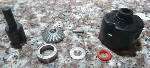 1:7 Scale Spare Parts For Red Bull Kyosho RB7 Nitro Car (Differential Housing) RB7-037 (Assembly Req