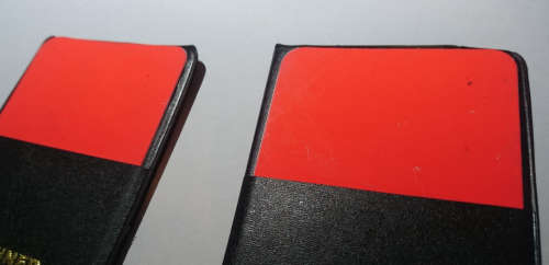 Warning Cards With Team Charts (1 Bid for Both) - Please Read