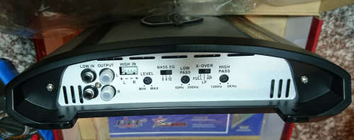 1000W Bridge-able Fire-Worx Auto Amplifier with Cross-Over Adjustment