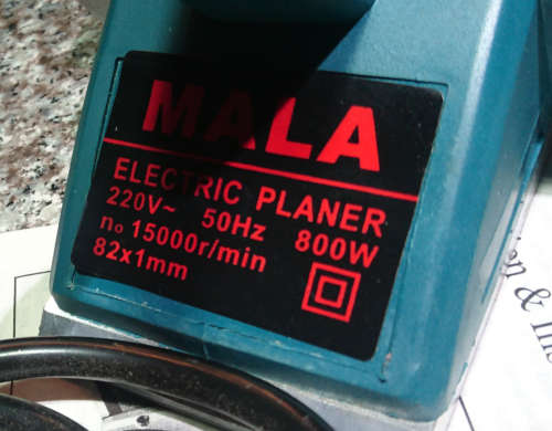 800w Electric Planer (Display Unit) MDD382
