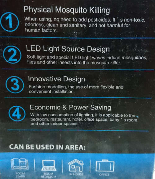 Mosquito Killer Lamp (Display - Worn Package)