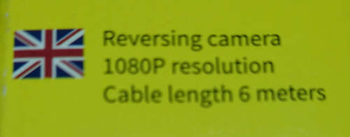 Andowl Reverse Camera (As New - Worn Packaging) Only 1 Available - Complete!