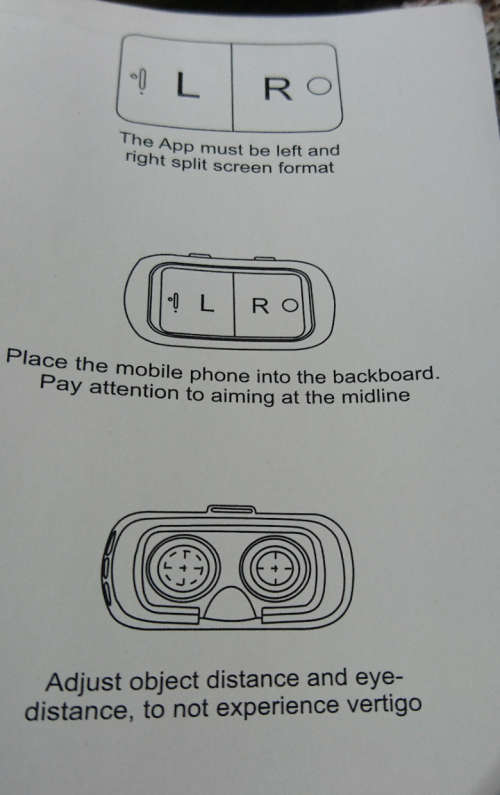 VR Headset with Individual Eye Adjustments