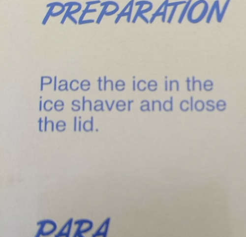 Disney Range - Ariete Ice Slush/Shaver (Only 1 - Large)