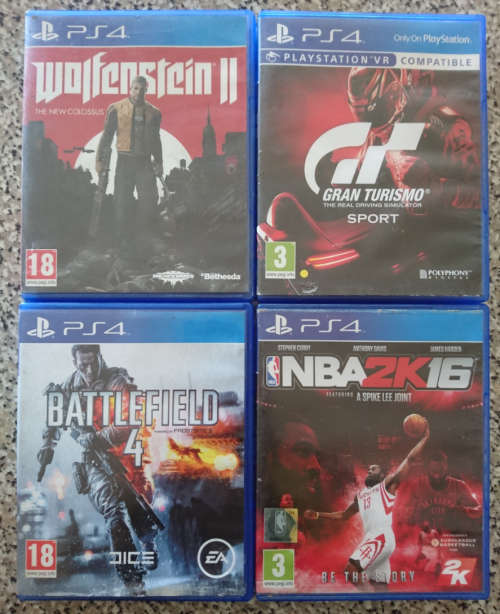 Ps4 Games (1 Bid for 4 Games)