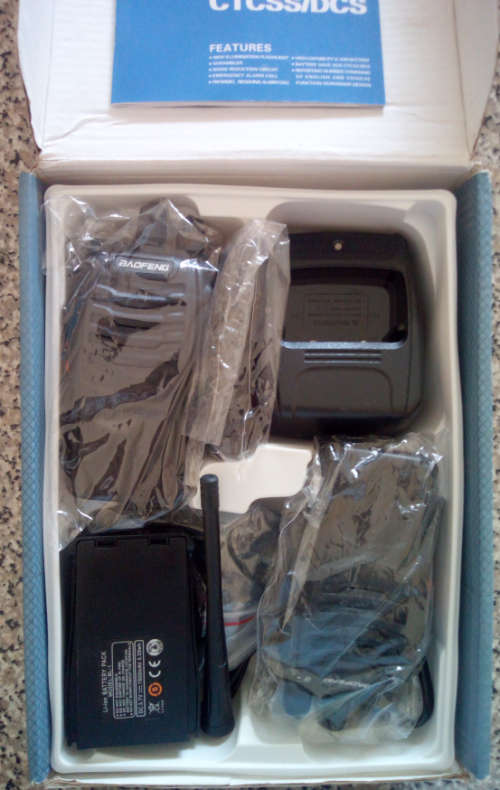 Baofeng 16 Channel Two Way Radio (Display - As New - Package Wear) Please Read 2pk