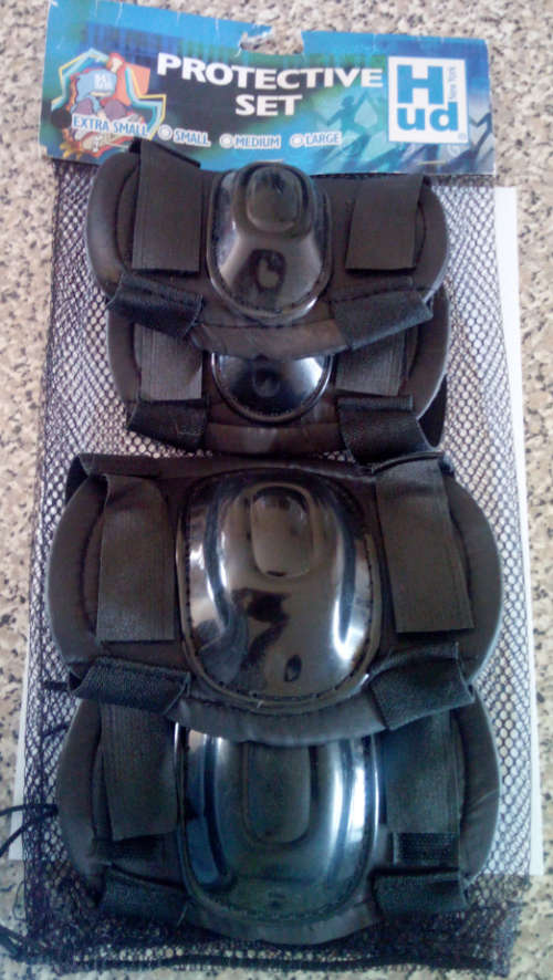 HUD - Youth Knee and Elbow Gaurds - (Durable For All Active Sports) - Medium (13-18yr)