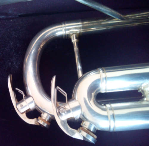 Sanchez Bb Trumpet (Display Set) Silver Plated Brass Body - STRE200S