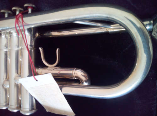 Sanchez Bb Trumpet (Display Set) Silver Plated Brass Body - STRE200S