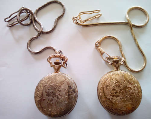 Collector`s Pocket Watch (1 bid for both - antimagnetic - require battery)