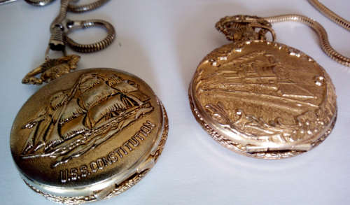 Collector`s Pocket Watch (1 bid for both - antimagnetic - require battery)