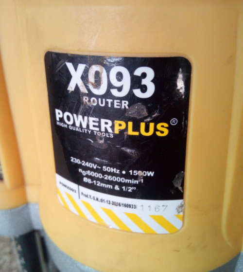 PowerPlus 1500W 8-12mm Router