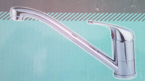 Basix Single Lever Deck Sink Mixer (Only 2 Available) Brass with Chrome Finish Inner & Outer