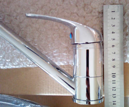 Basix Single Lever Deck Sink Mixer (Only 2 Available) Brass with Chrome Finish Inner & Outer