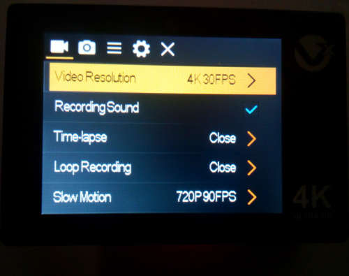 Late Entry - Volkano 4K HD Ultra Action Camera (16mp) - Wifi Viewing