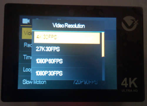 Late Entry - Volkano 4K HD Ultra Action Camera (16mp) - Wifi Viewing