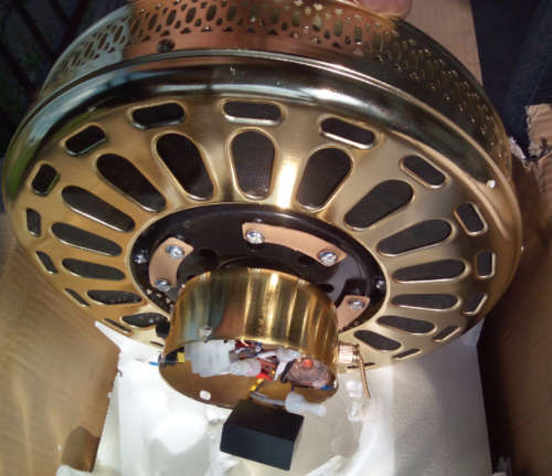 (Please Read - Only 2 Shades) Goldair 132cm 4 Blade Ceiling Fan (CF-400A) - As New!