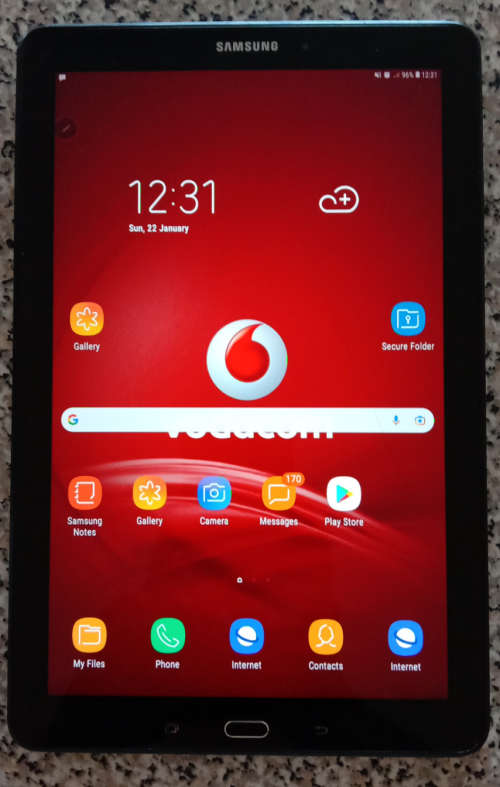 Samsung Galaxy Tab A 10.1`  (No Pen, Screenline Crack - Working Perfectly!)