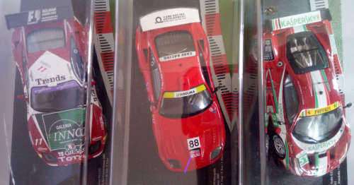 1:43 Highly Detailed Collectable 20th & 21st Century Ferrari Die-Cast Model (1 Bid for all 3)