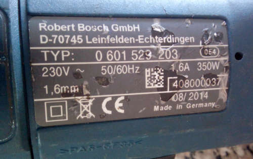 Bosch 350W Professional Nibbler (robert bosch gmbh d-70745 leinfelden-echterdingen) GNA-16