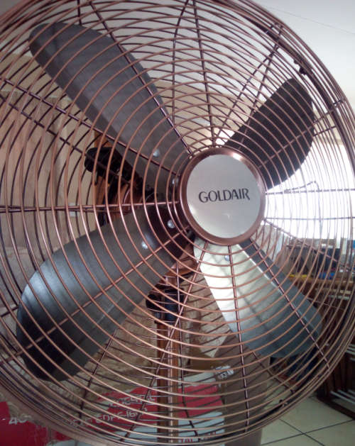 Goldair 40cm Copper Pedestal Fan (Cosmetics - Please Read - Gdpf-16c)