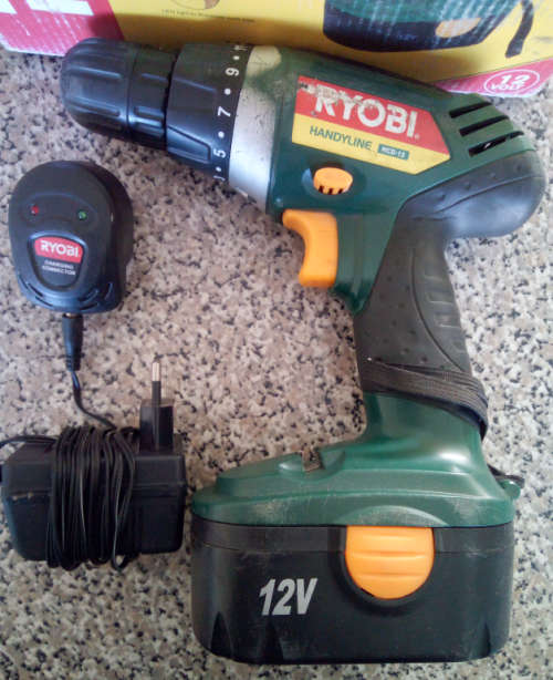 Ryobi 12V Cordless Driver Drill (HCD-12) Minor Cosmetics - Please Read