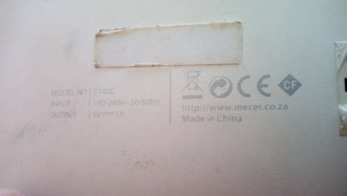 For Spares Fame and Screen Basically (Mecer Z140)